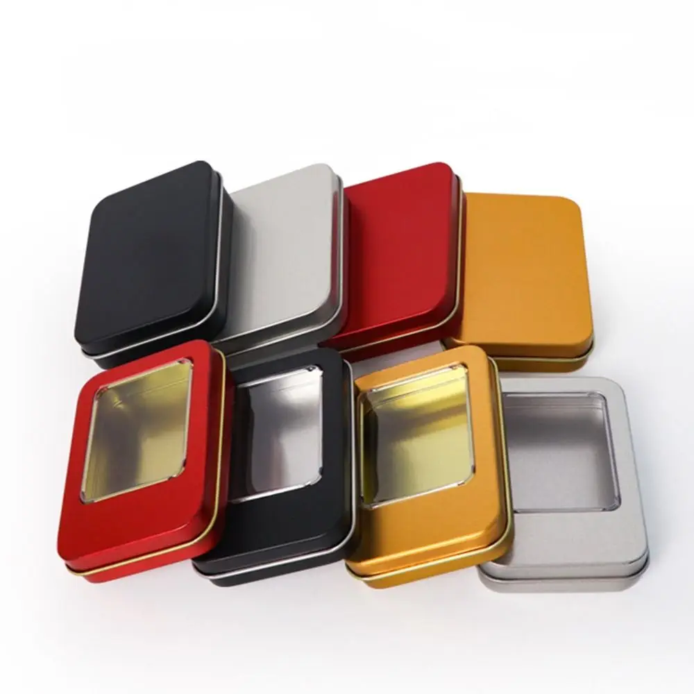 علبة معدنية متعددة الألوان بغط - مراجعة Tin Container Lid وسعره