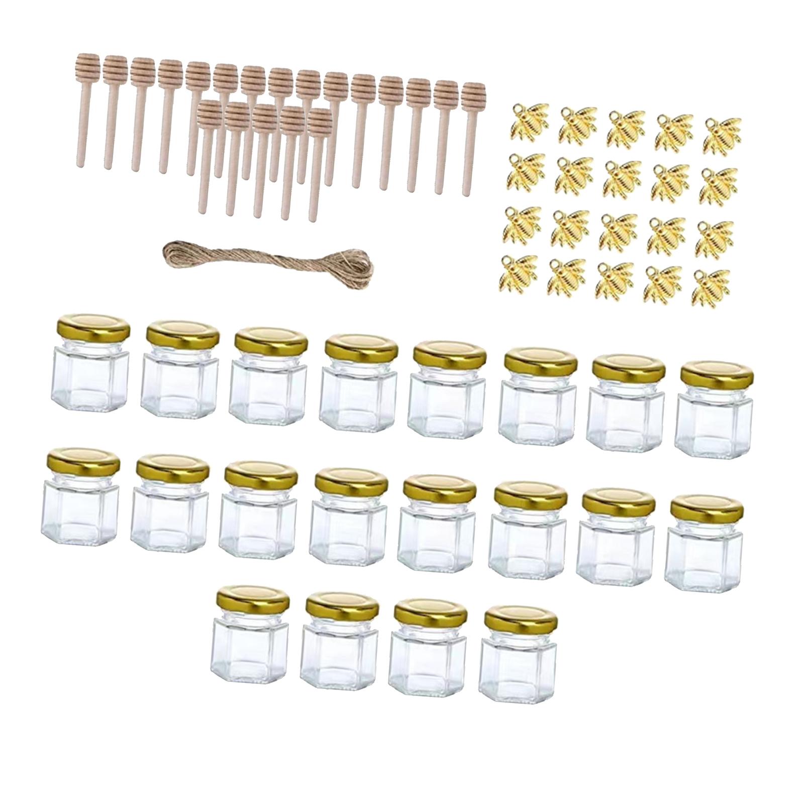 20 عبوة زجاجية صغيرة بأغطية لو - مراجعة Candle Making Jars With Lids وسعره