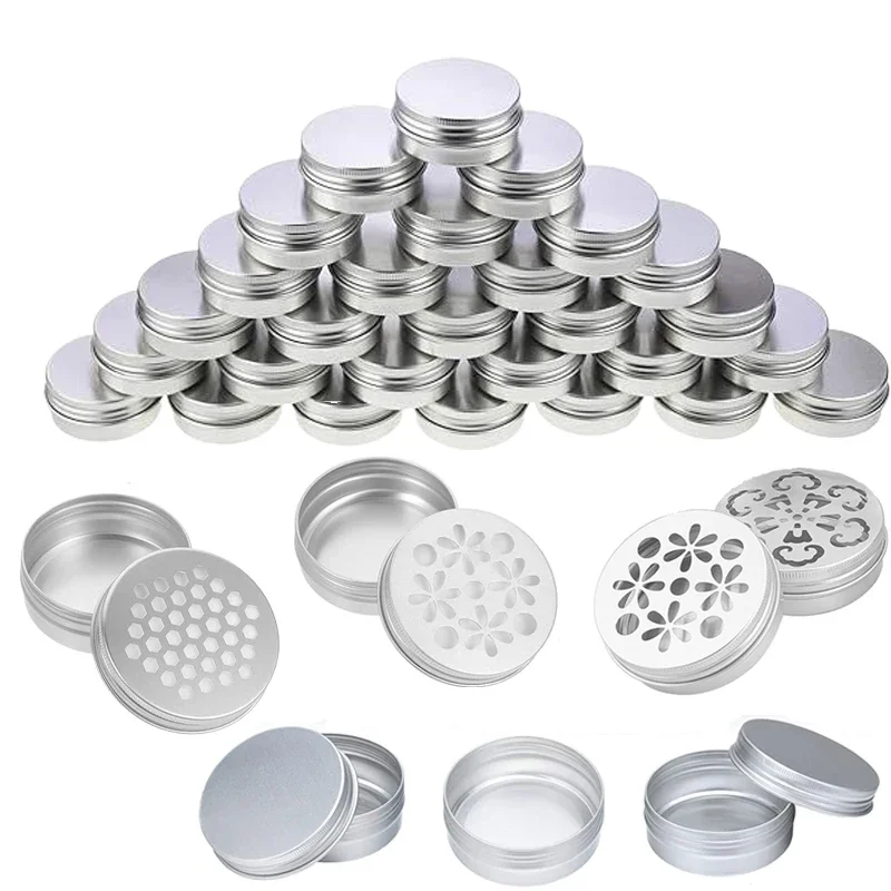 10 قطع علب ألمنيوم دائرية فارغ - مراجعة Tin Container Lid وسعره